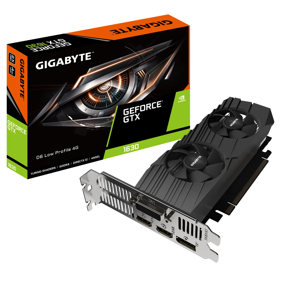 Gigabyte GeForce® GTX 1630 D6 Low Profile 4G